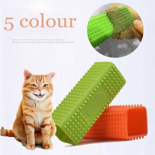 Silicon Pet Dog Brush Grooming Clean Pet Hair Remover Carpet Grooming Home Cleaner Brush Pet Cat Dog Fur