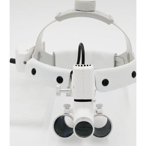 Dental Loupes with Head Light Lamp Headlight AC/DC With Loupes magnifier magnifying