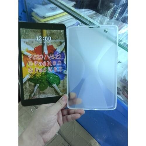 Ultra Slim X Line TPU Gel Soft Silicone Rubber Shell Protector Case Cover For LG G PAD X 8.0 V521WG G PAD 3 8.0 V525 V522 Tablet