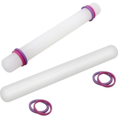 1pc Non-stick Fondant Roller Silicone Rolling Pin Cupcake Decorating Roller Cake Decorating Tools Mini Baking Cook Tools