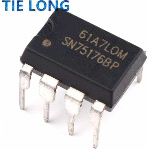 10PCS SN75176BP DIP8 SN75176 DIP 75176 DIP-8 new and original IC