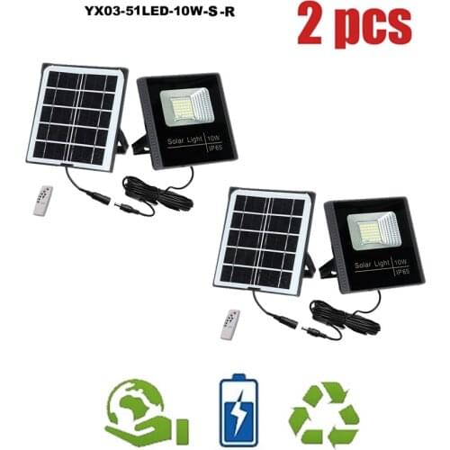 2pcs Solar smart on at night Outdoor Garden Street Solar Panel Powered Lamp 120/100Path light Security Wall lighting seperable p