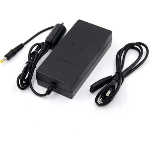 Power Adapter For PS2 Slim Console Charger Supply Lead Cable 8.5 V EU Plug Portable Charger For Sony PlayStation 2 Slim Adapter