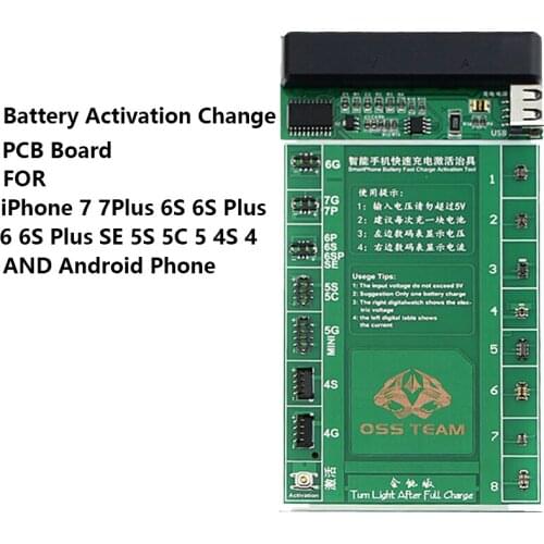 Mobile Phone Battery Fast Charging and Activation Board 2 in 1 For iPhone 7 7Plus 6 6s 5 5s 4 4s Smartphone Repair Tool