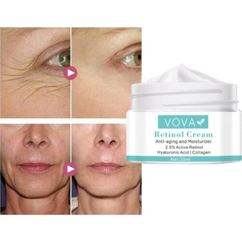 Retinol Face Cream Eye Cream Serum Set Lifting Anti Aging Anti Eye Bags Remove Wrinkles Moisturizer Facial Treatment Korean Care