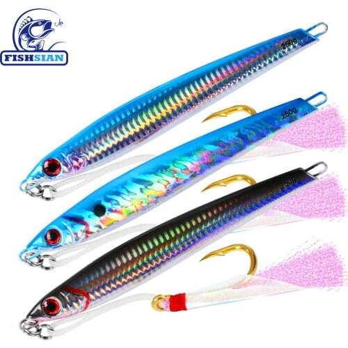 Big Jig Saltwater Luers Weights 250G/17CM Bass Fishing Lure Deep Ocean Sea Jigging Fishing Baits Metal Jig Baits Trolling Lure
