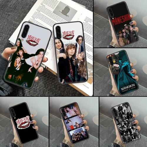 Maneskin band Phone case For Samsung Galaxy A 3 5 7 8 10 20 21 30 40 50 51 70 71 E S 2016 2018 4G black silicone cover trend
