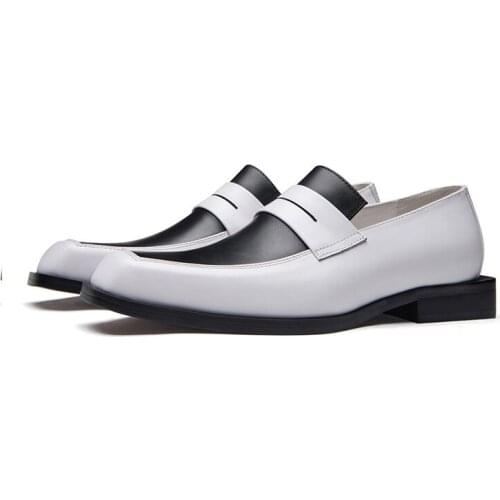DnLn Penny Loafers For Men