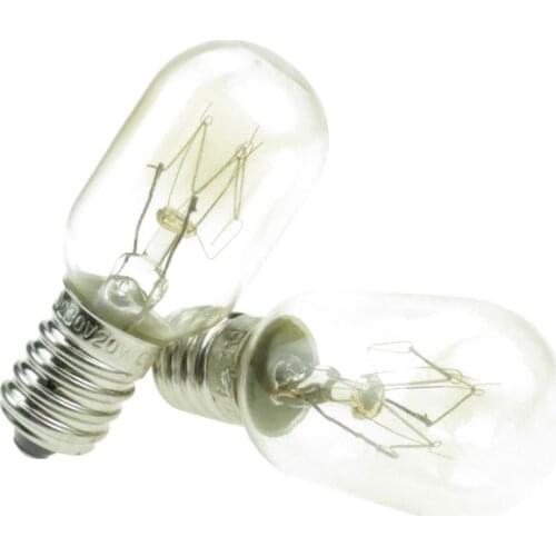 Pack of 2 E14 Base 220V 20W Microwave Light Bulb Lamp Spare Parts for Microwave Oven Accessories