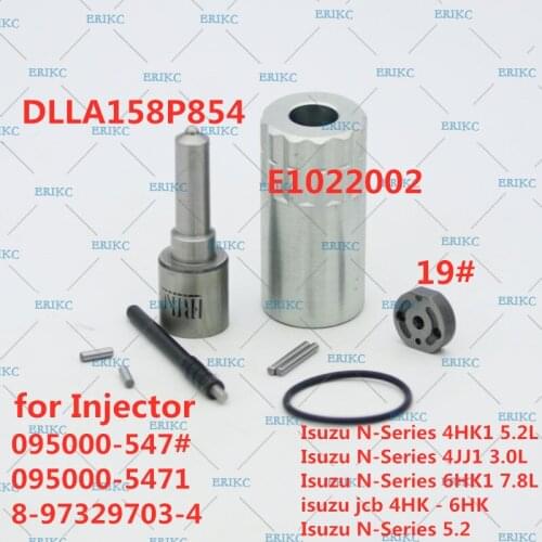 095000-5471 Fuel Injector Kit 5471 Repair Kits Nozzle DLLA158P854 Valve Plate 19# 8-97329703-4 for Isuzu N-Series 4HK