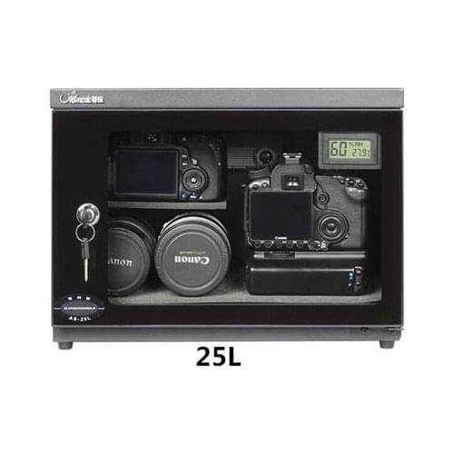 25L Digital Control Dehumidify Dry Cabinet Box for Lens Camera Equipment Storage
