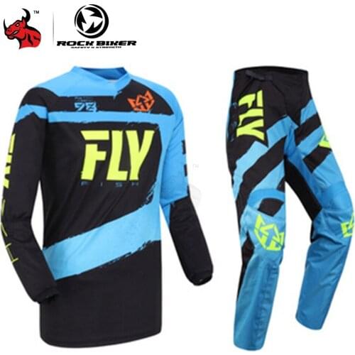 Motorcycle Jersey Pants Suit Men Breathable Motocross Riding Jacket Set Summer Off-Road Racing Motorbike Jersey Chaqueta Moto