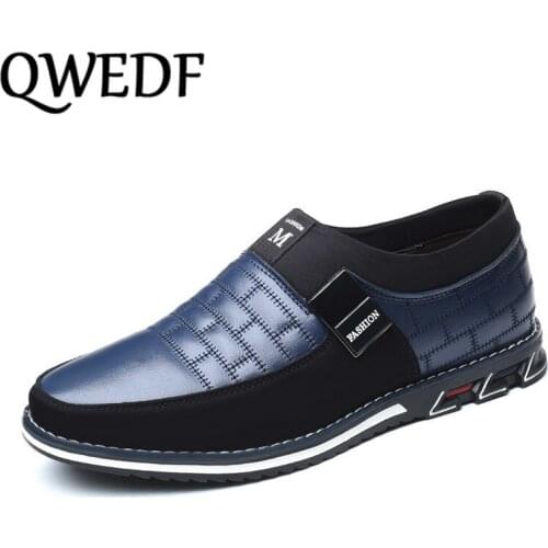 Genuine Leather Men Casual Shoes Brand 2019 Mens Loafers Loafers Slip Breathable on Black Driving Shoes Plus Size 38- 46 C1-01