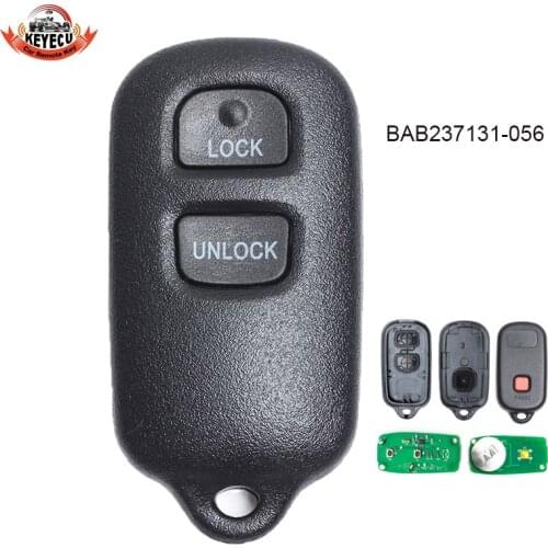 KEYECU Remote Key Fob for Toyota 1995-2004 Tacoma 2003-2006 Tundra Installed RS3200 FCC: BAB237131-056
