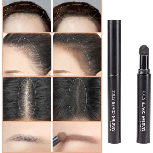 Hair Shadow Powder Pen 10g, Portable Hair Filler Pen, Hair Line Powder, Hairline Pen, Quick Cover Grey Hair Root Concealer