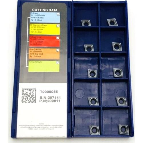 CCMT 060204 NN LT10 carbide blade CNC turning tool diamond inner hole turning blade stainless steel special turning tools ccmt