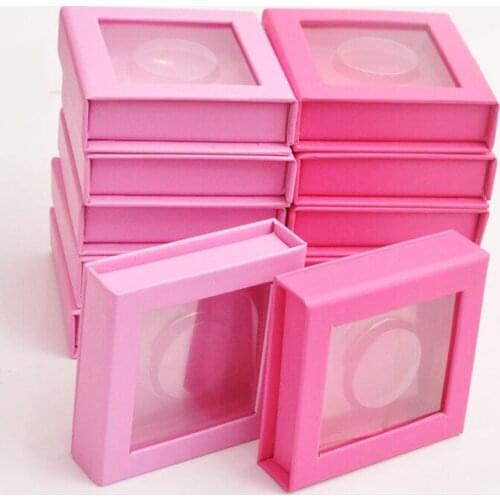 Eyelash Packaging Box Wholesale Bulk items custom logo Empty Box 25mm Mink Eyelashes Square Cases False Eyelashes box package