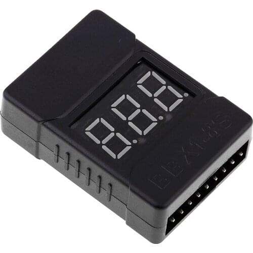 LiPo Battery Checker Low Voltage Buzzer Alarm Monitor for RC Drone