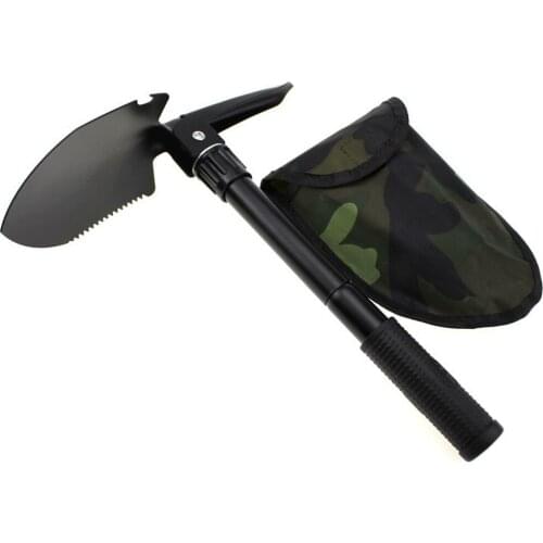Military Portable Folding Shovel Survival Spade Trowel Dibble Pick Emergency Garden Camping Outdoor Palaplegable Tool