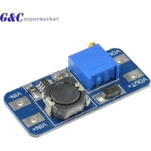 1PCS MT3608 2A Max DC-DC Step Up Power Module Booster Power Module 3-5V to 5V/9V/12V/24V