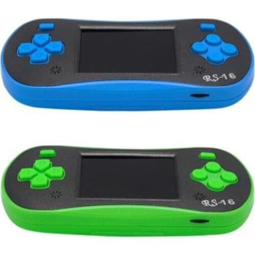 2.5 Inch 8 Bit Game Console LCD Screen Color Display 260 Classic Games Portable Childrens Handheld Game Play RS-16 Gamepads
