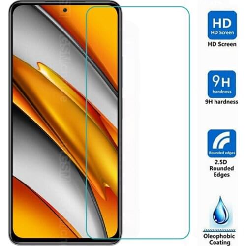 2PCS Screen Protector For Pocophone F1 Tempered Glass Protector For Xiaomi Poco phone F1 Global Version 6.18 pelicula de vidro