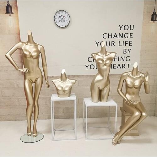 2020 New Underwear Model Champagne Gold Bra Swimwear Underwear Mannequin Hot Sale