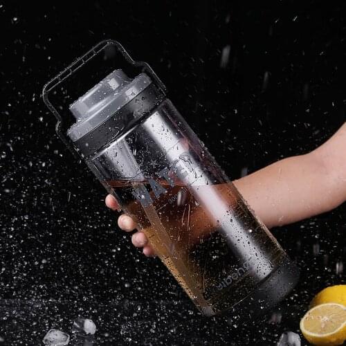 3000ml Water Bottle with Straw Large Capacity Plastic Sport Bottles for Training Camping Fitness BPA Free Drinkware Handle