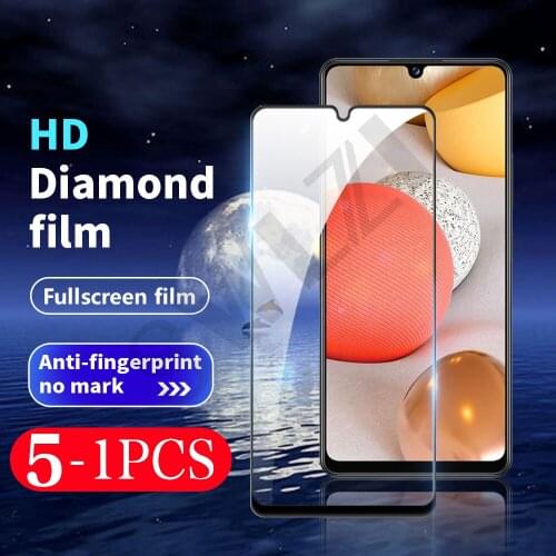 5-1Pcs phone screen protector for Samsung Galaxy A41 A42 A51 A52 A71s A72 A91 tempered glass protective film