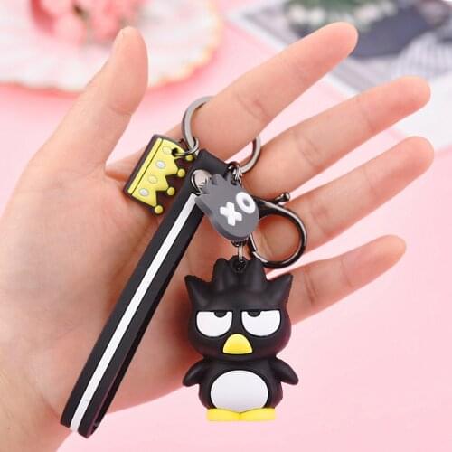 Pig Penguin Bear Key chain Bag Charm Key Holder Animal Key Ring Jewelry Key Holder For Lovers Gift Acessory EH112