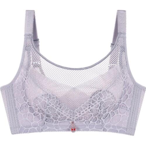 Push Up Bra for Women Full Coverage Lace Wireless Bras Female Lingerie Plus Size Soft Bralette Top cup 75 80-110 115 120 B C D E