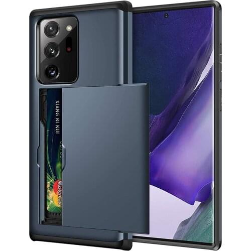 For Samsung Galaxy Note 20 Ultra Case Wallet Case Card Slot Holder Dual Layer Cover For Samsung Note 20 Ultra 5G Note20 20ultra