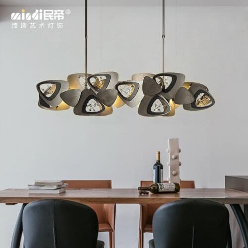 Creative geometric chandelier Postmodern minimalist designer special-shaped exhibition hall model room restauran