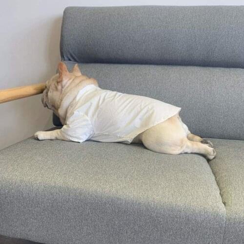 Fashion Pet Dog Shirt for Small Medium Dogs Summer Silk Dog Clothes French Bulldog Shirts PDC0055