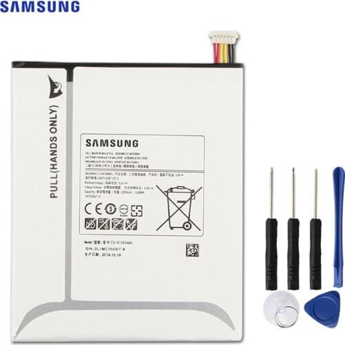 SAMSUNG Original Replacement Battery EB-BT355ABA For GALAXY Tab A 8.0 Tab5 SM-T355 SM-P350 T350 P355C T355 EB-BT355ABE 4200mAh
