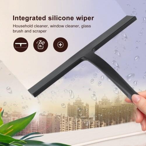 Shower Squeegee Window Squeegee Glass Wiper Silicone Squeegee Wiper with Hook Bathroom Shower Tile Scraper Mirror Clean Tool