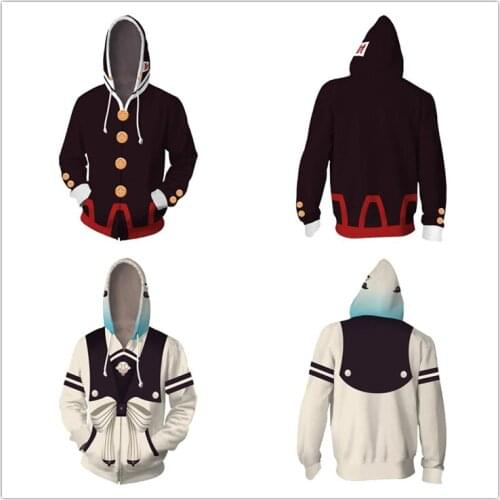 3D Printed Hanako-kun Hoodies Anime Toilet-bound Jibaku Shounen Cosplay Costume Hoodie Nene Yashiro Costume Jacket Top Men Women