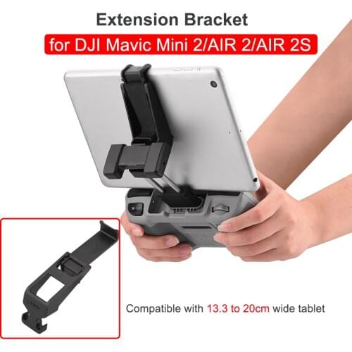 Remote Control Tablet Extended Bracket Mount for DJI Mavic Air 2/2S/Mavic Mini 2 Transmitter Clip Holder Stand Drone Accessories