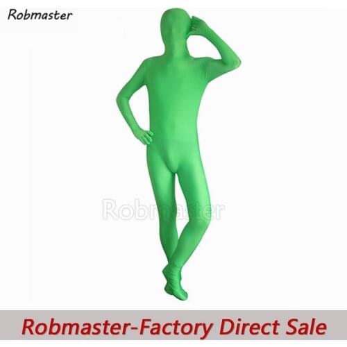 Adult kids Spandex Nylon Apple Green Zentai Suit Unisex One Piece Second Skin Tights Catsuit Full Body Zentai Suit for Halloween
