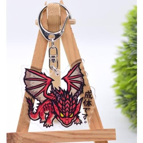 WL0872 Chibi Keychain Acrylic Cartoon Keyring Accessories