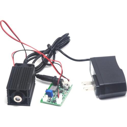 532nm 80mW Green Laser Diode Dot/Line/Cross Module Positioning Focusable 33x50mm12V Driver TTL