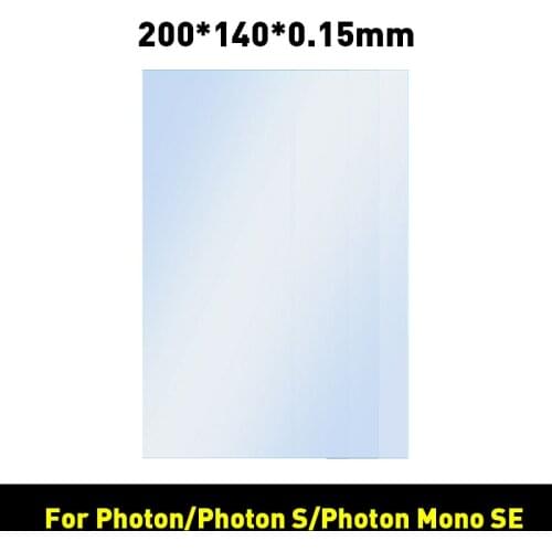 1/2/5/10Pcs FEP Film for Photon/Photon S/Photon Mono SE UV Resin SLA/LCD 3D Printer Accessories 200*140*0.15mm FEP Film Sheet