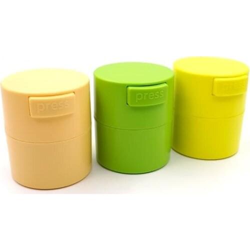100pcs colorful Matte fashion Eyelash Glue Storage Tank Container Adhesive Stand Activated Carbon Sealed Storage Jar SN186