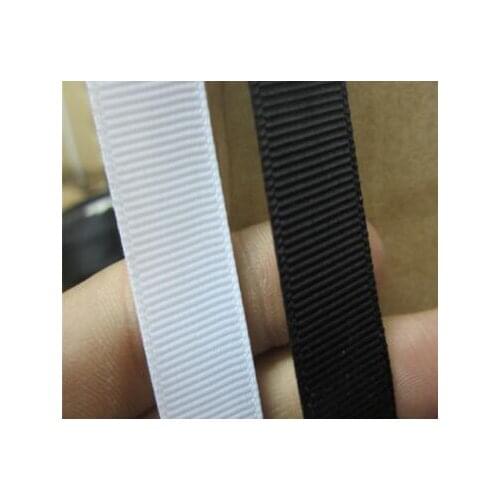 100 yards /roll black Polyester tape belt Width 15mm bow tie Decoration Invitation Card Gift DIY packing Accessories