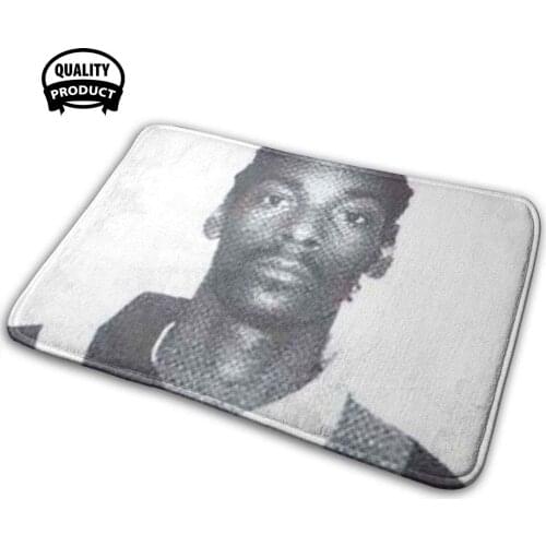 Mugshot 3D Household Goods Mat Rug Carpet Cushion Y Doggy Dog Mughsot True Crime Black And White Music History Icon Weed