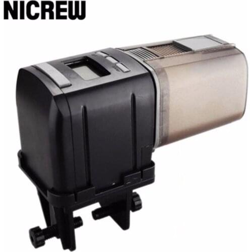 Nicrew Aquarium Automatic fishtank Intelligent Programmable Mini Auto Fish Feeder Feeding Aquarium Tank Automatic Food Dispenser