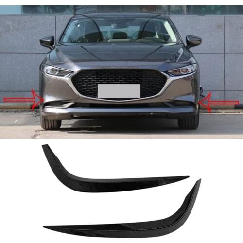 Car ABS Fog Light Eyebrow Lamp Decoration Stick Trim for Mazda3 Axela 2020 Accessories