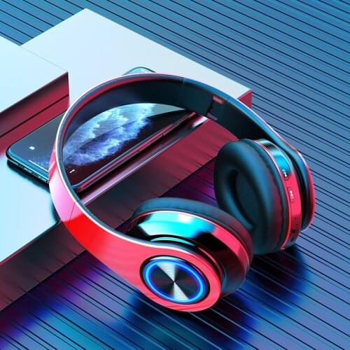 Bluetooth Wireless Headphones Strong Bass Bluetooth Headset Noise Cancelling Bluetooth Earphones Low Delay Earbuds for Gaming