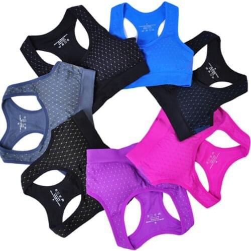High Stretch Breathable Sports Bra Top Fitness Women Padded Sport Bra for Running Yoga Gym Seamless Bra Active Clothing