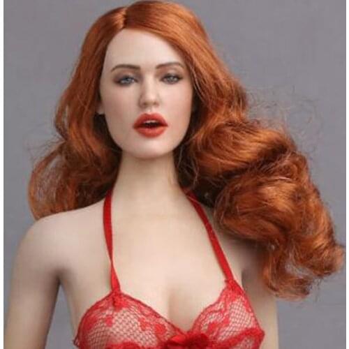 GACTOYS GC017 1/6 Female Girl Head Sculpt GC017 with Facial Expression for 12 Inches Action Figure Model